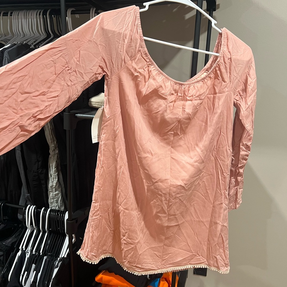 Small peach dress